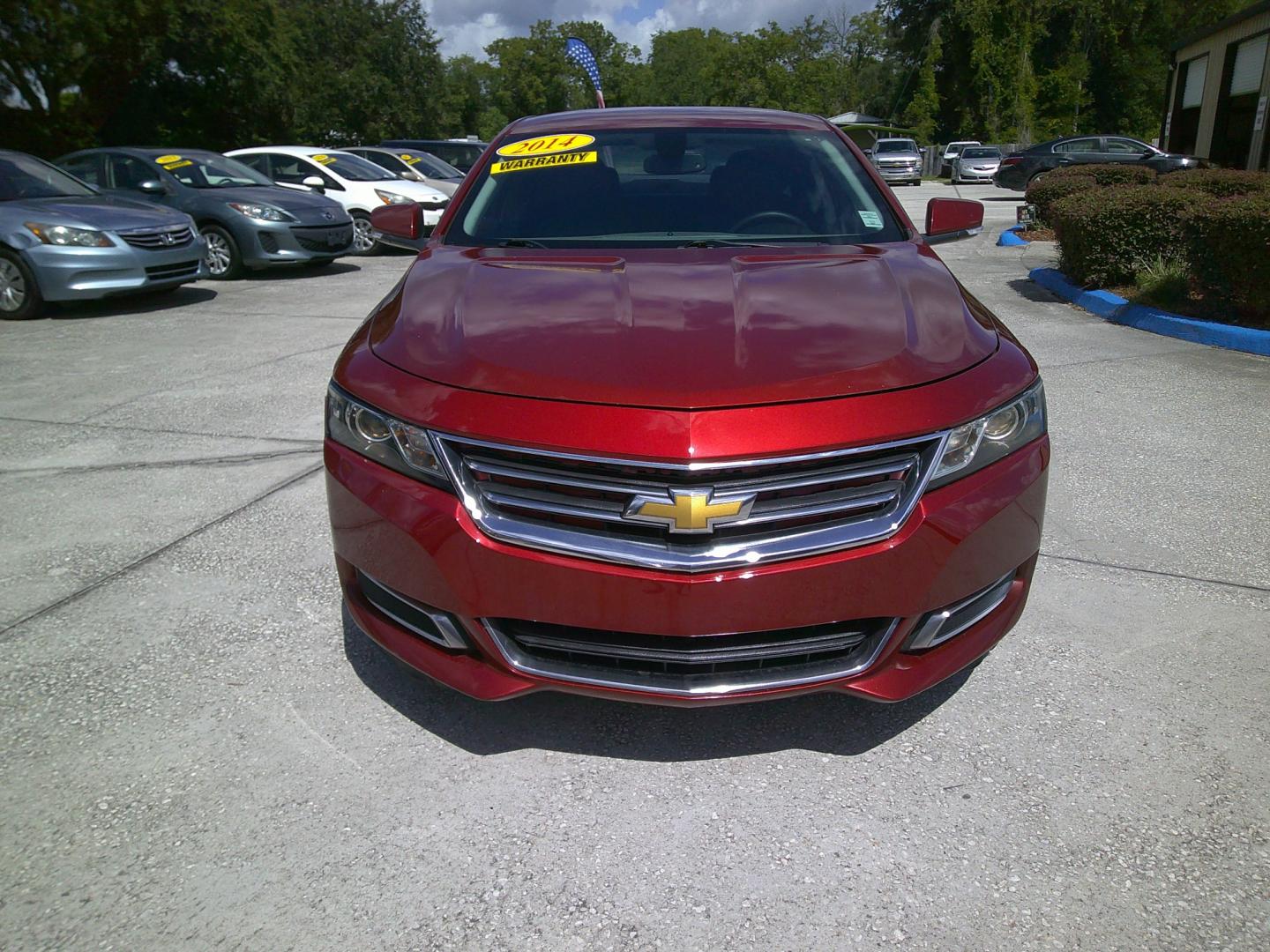 2014 RED CHEVROLET IMPALA 1LT (2G1115SL0E9) , located at 10405 Abercorn Street, Savannah, GA, 31419, (912) 921-8965, 31.988262, -81.131760 - Photo#0